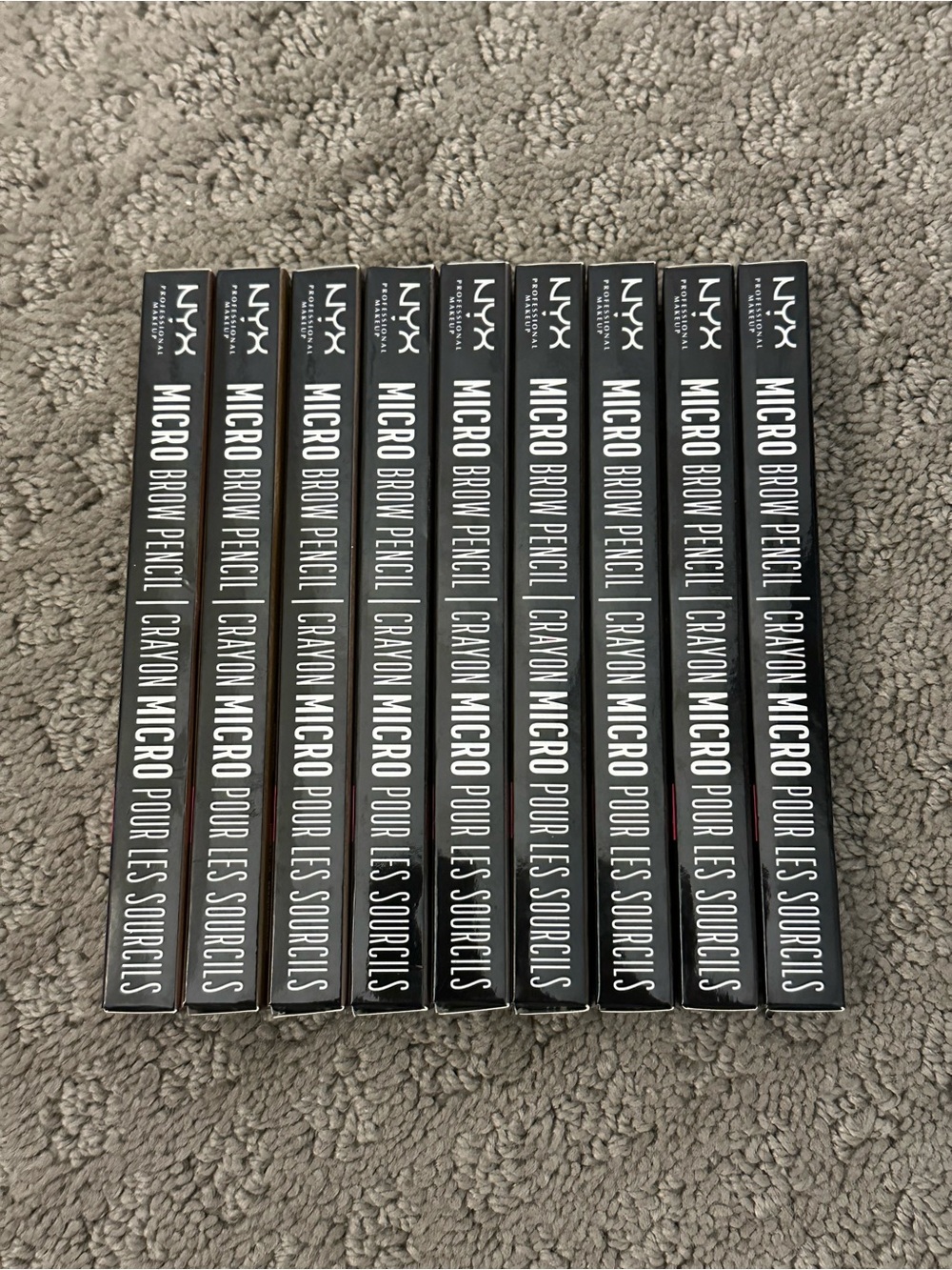 BRAND NEW NYX Micro Brow Pencil Lot of 9 New Assorted Shades